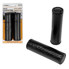 MANOPOLE BICI IN ECOPELLE E SPUGNA MTB CITY BIKE MANUBRIO IMPUGNATURE MORBIDE