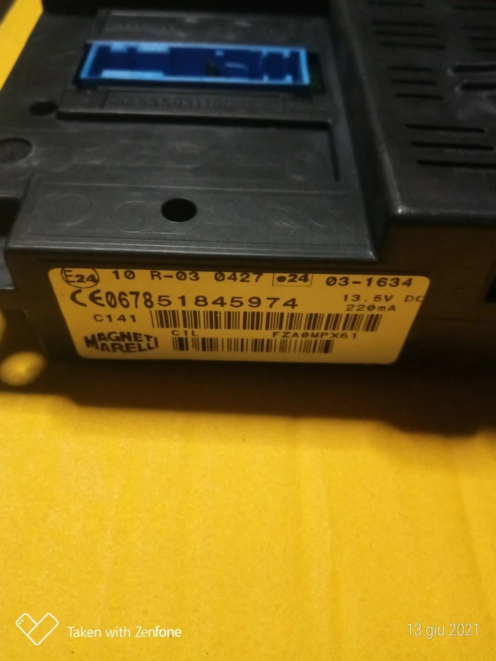 Centralina Blue&Me - Fiat new panda dal 2012 al 2016 ORIGINALE  - Immagine 2 di 3