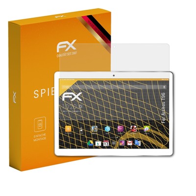 atFoliX 2x Displayfolie für Archos T96 Schutzfolie matt&stoßfest Folie