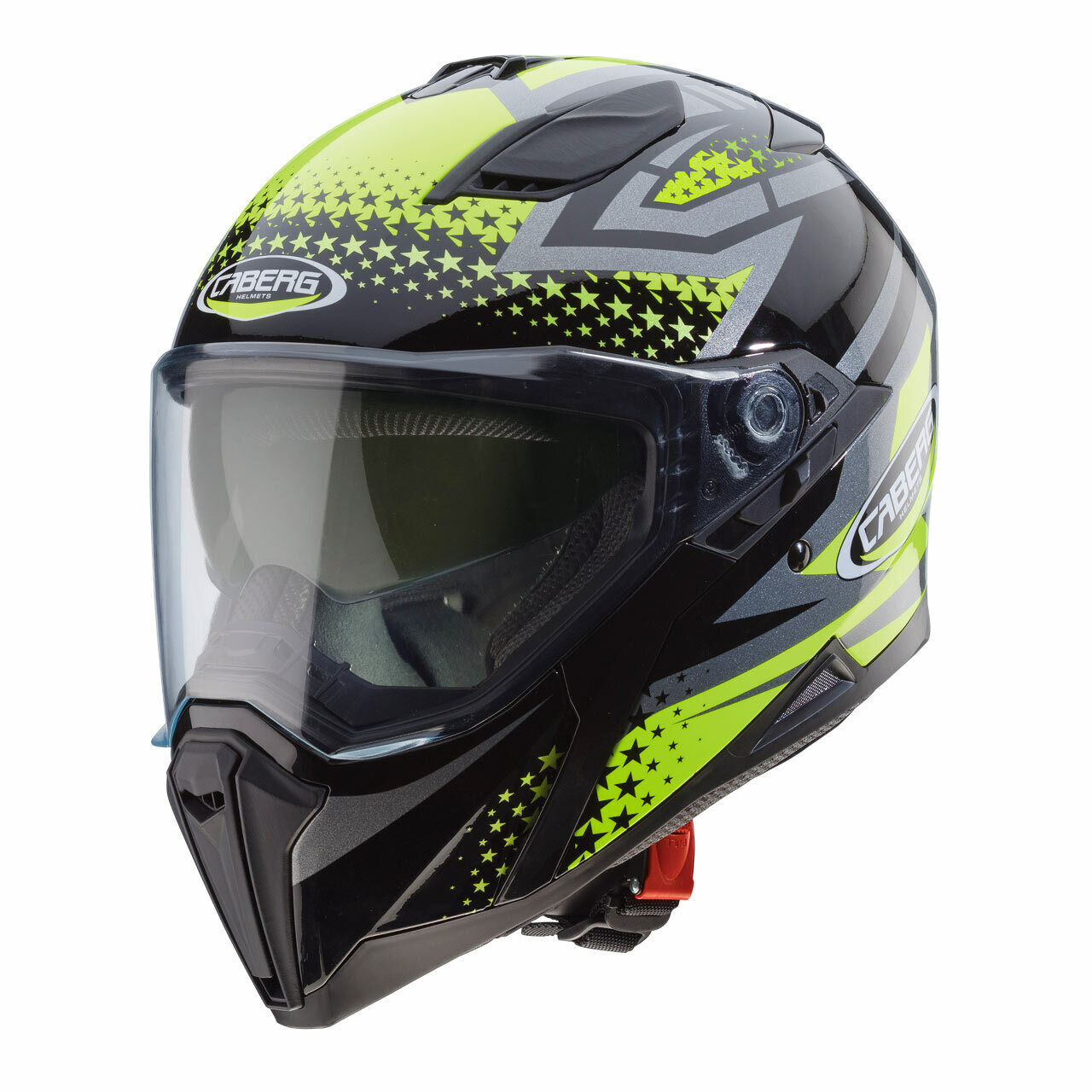 Casco Caberg Integrale Jackal Sniper Black/Anthracite/Yellow Fluo