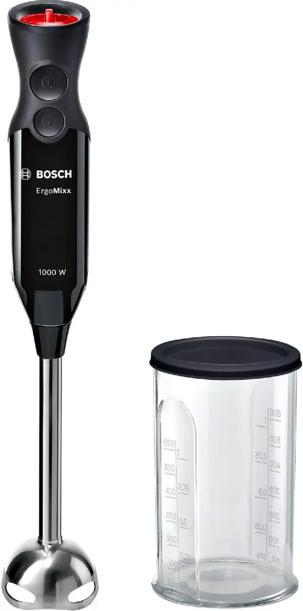 Bosch Frullatore ad Immersione Minipimer 1000W + Bicchiere Graduato  MS6CB6110