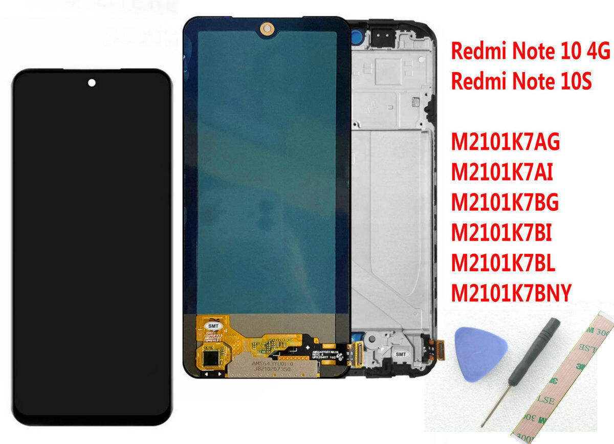 Touch Screen LCD Display Assembly For Xiaomi Redmi Note10 4G