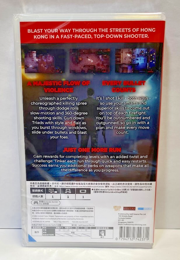 The Hong Kong Massacre (Nintendo Switch, 2022) for sale
