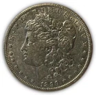 1896-O Morgan Dollar Almost Uncirculated AU Coin, Light Cleaning #8711