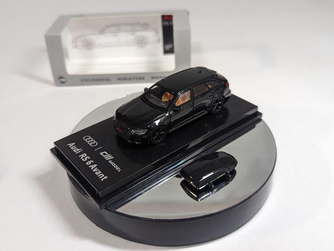 ミニカー 1/64 refine emotion Audi RS-6 Refine Emotion AUDI RS6 Adidas Blue w/Roofbox limited