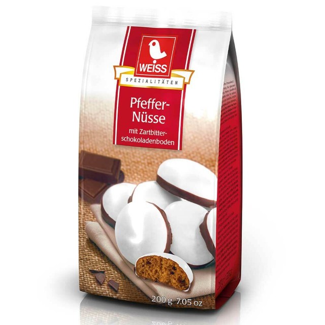WEISS White Pfeffernusse CHOCO gingerbread cookies 200g