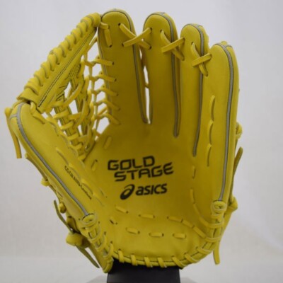 ASICS Baseball Hard Glove Outfield GOLD STAGE 3121A398 750 Made in