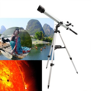 60mm-Astronomical-Refractor-Telescope-Refractive-Eyepieces-Tripod-Beginners-USA