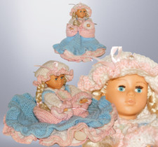 Vintage Crochet Doll - 1992 FIBRE-CRAFT Dolls...