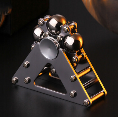 New Stainless Steel Hand Twisting Spinning Top Gyro Gyroscope Spinner Top Toys