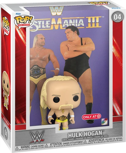 Funko Pop! Slam Cover with case: WWE  Hulk Hogan Target (Exclusive) Sealed!
