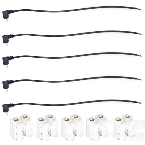 5pcs 30cm USB C Type-C UP Down Direction Cable 5V 3A 22AWG Power Pigtail Cable - Afbeelding 7 van 15