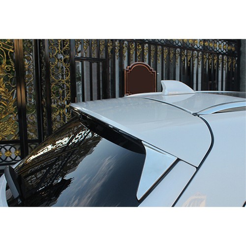 Silver Steel Rear Wing Side Spoiler Cover Trim 2PC Fit For Lincoln MKC ...