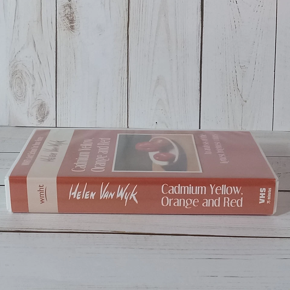 Helen Van Wyk Cadmium Yellow Orange & Red VHS Tape PBS Instructional / Painting - Image 3 of 4