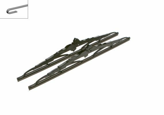 Original Bosch 3397118610 Wischblatt 400 2Er Set Scheibenwischer-image