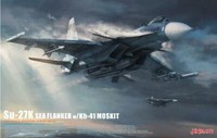 Minibase 8002 1/48 Scale Su-27K Sea Flanker W/Kh-41 Moskit Assemble Model Kit