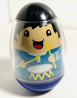 Weebles Wobble Toys 2009 Egg Shaped Hasbro Playskool #8 Music Drummer