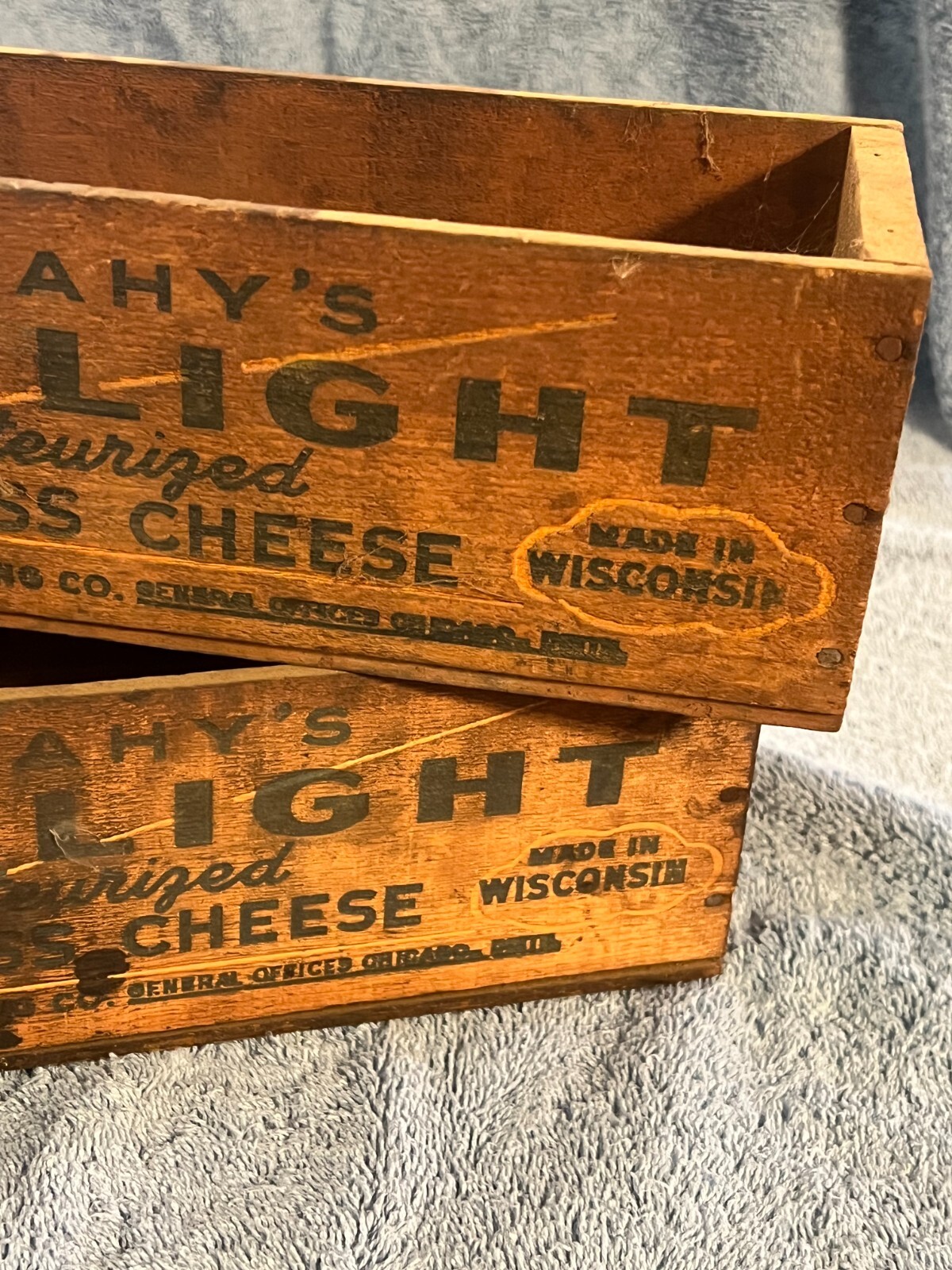 Collector Cheese Box Sunlight Cudahy's eBay