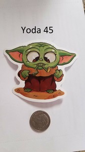 baby yoda vinyl sticker free shipping 5 ebay
