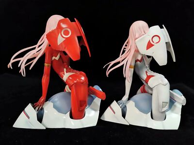 Anime Darling in The FranXX 02 Zero Two Red White Latex Battle