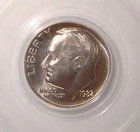 1982 No P Mintmark Roosevelt Dime Error, Strong Strike PCGS MS65 FB