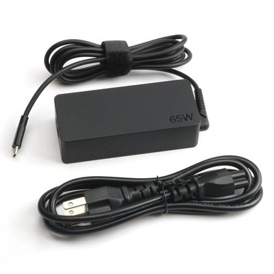 Lenovo 20V 65W USB Type-C Charger Adapter - *Black* *OEM* *GENUINE* *NEW*