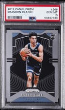 2019 PANINI PRIZM #266 BRANDON CLARKE PSA 10