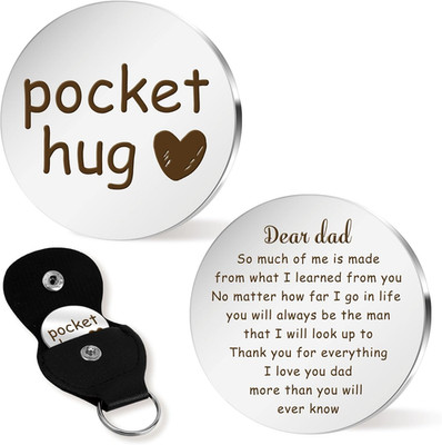 Easter Basket Stuffers Easter Gifts for Dad Gifts Pocket Hug Token Dad Birthday