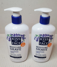 Kiss My Face Moisture Shave Lavender Shea 11 fl oz Lot of 2 Vegan Gel