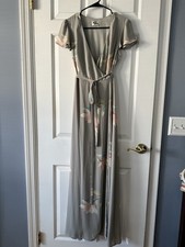 Show Me Your Mumu Noelle Flutter Tie Wrap Maxi Dress