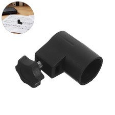 Music Stand Height Adjustment Clamp Black for Secure Sheet Stand Fixing