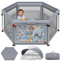 Ever Advanced Laufstall Baby Faltbar Mit Matratze Laufgitter Baby Mit Sonnenschi