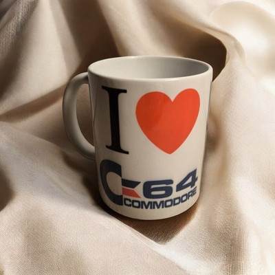 I love C64 | Commodore 64 Kaffeetasse | Retro Gaming Kultmotiv NEU