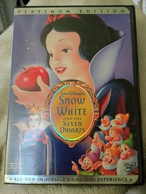 WALT DISNEY'S  SNOW WHITE AND THE SEVEN DWARFS, PLATINUM EDITION 2 DISC  DVD SET