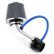 3'' Universal Car Cold Air Intake Filter Induction Kit Pipe Hose Aluminum Silver