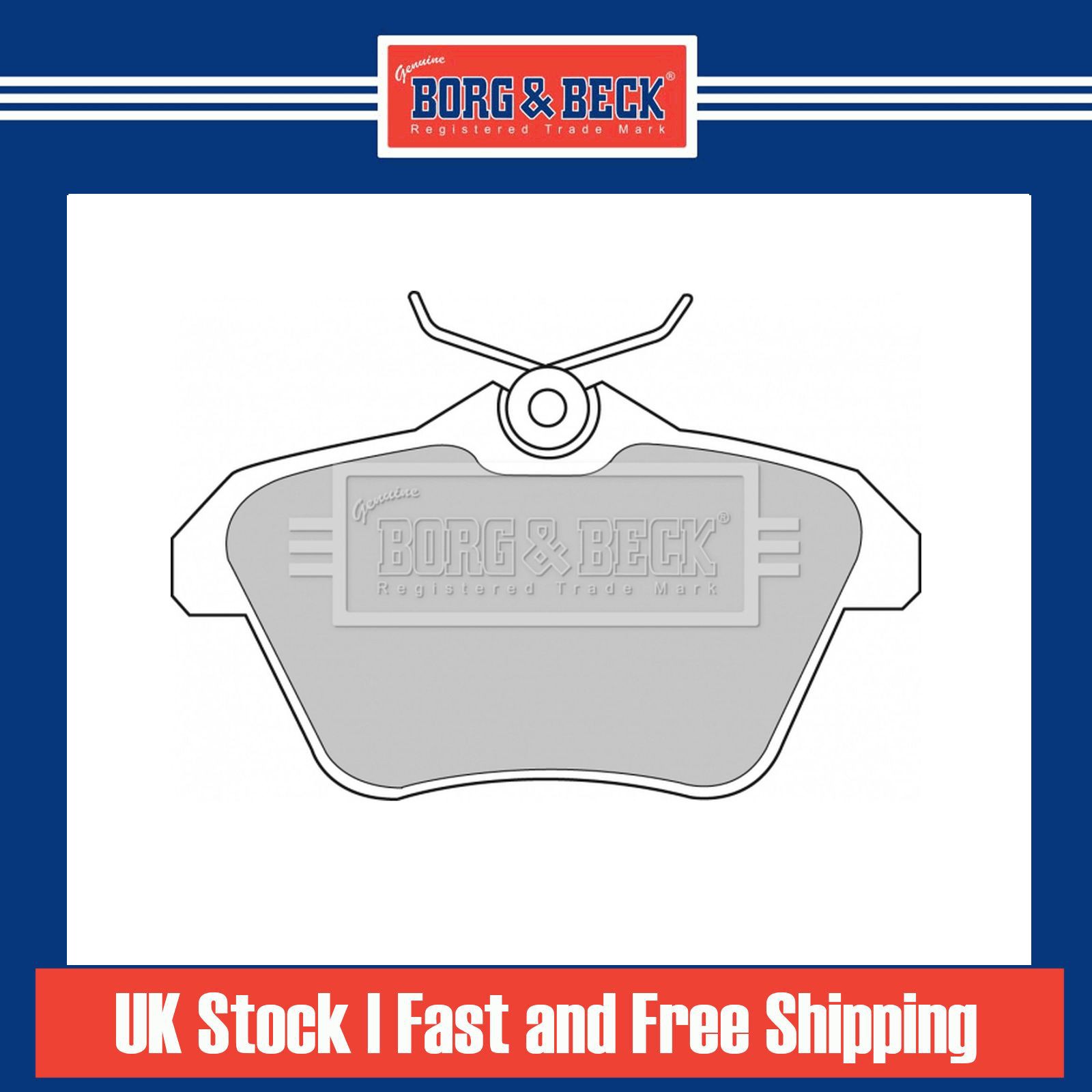 Brake Pads Set fits ALFA ROMEO 166 936 3.0 Rear 98 to 07 B&B 0071712910 71712910 - Image 17