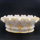 Vtg Tiffany & Co Hand-Painted Planter Jardiniere Cache Pot Faience France #5505