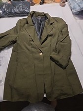 New Womens Green Blazer Size S Lined
