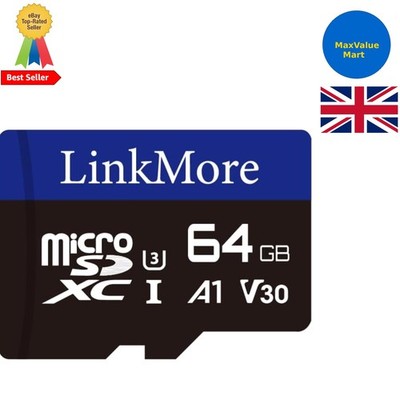 64GB A1 UHS-I Micro SDXC Karte - perfekt für Kameras, Konsolen, Tablets