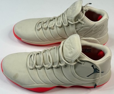 Nike Air Jordan Super Fly 2017 921203-104 Sail Infrared 23 B-Ball Shoes Size 14