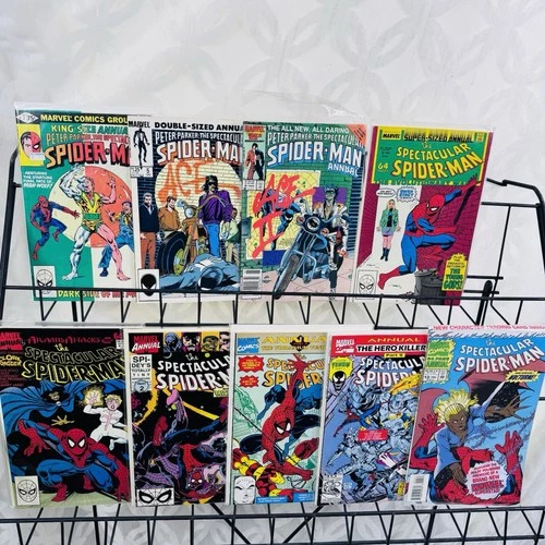 Spectacular Spider-Man Annual 2-3 5-6 8-13 Lot Peter Parker