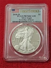 2018-W American Silver Eagle ASE DOLLAR PCGS PR 70DCAM FDI FIRST STRIKE #T2050