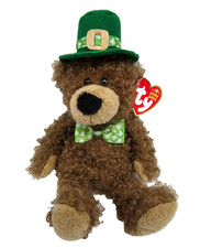Ty Beanie Baby Retired St Patricks Day Lucky O Day Stuffed Plush Bear 2005