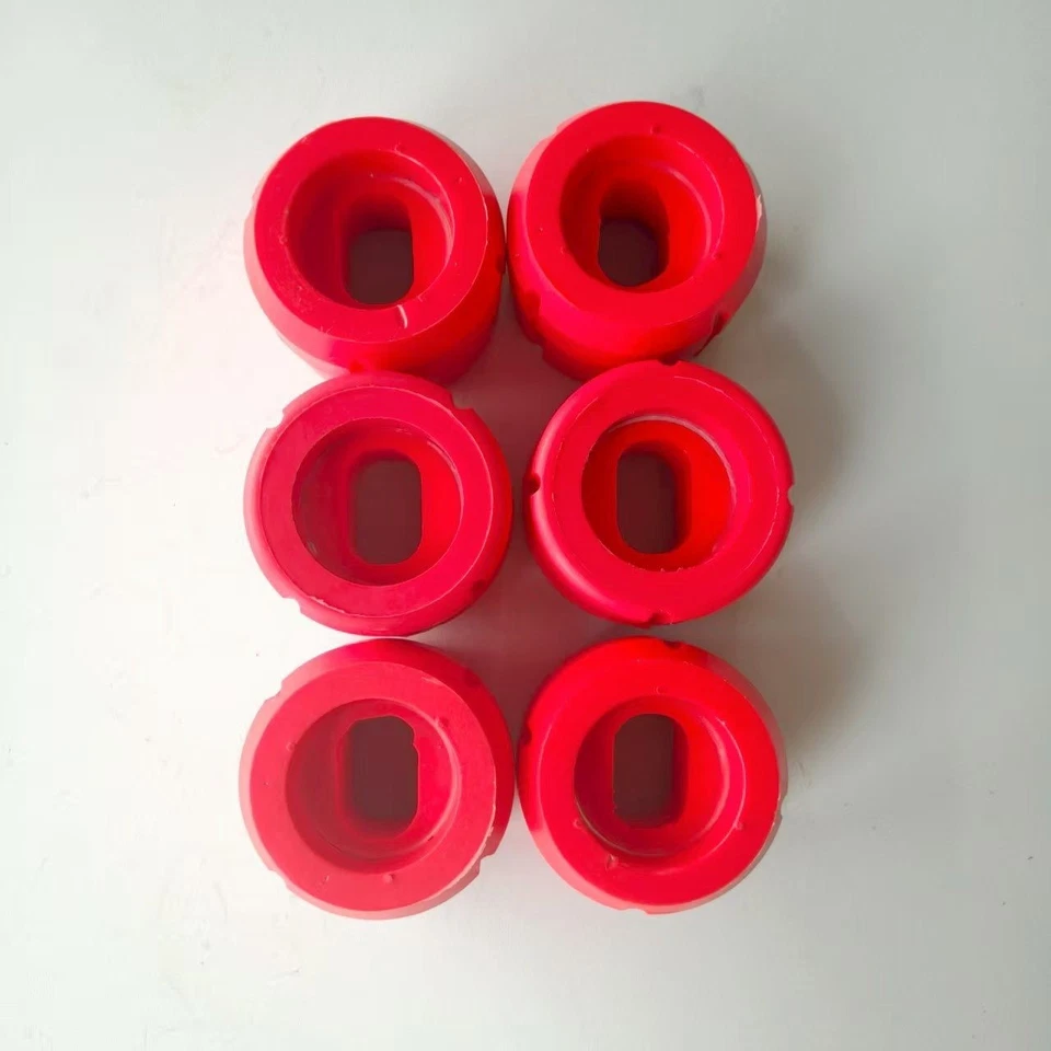 Red Body Mounts Bushing Kit For 81-87 Chevy/GMC Pickup 2WD/4WD Foto 3 de 4