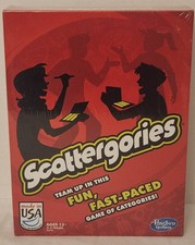 GAME , SCATTERGORIES by HASBRO GAMING NEW in BOX ages 13 2-4 TEAMS