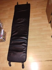 LE CORBUSIER CHAISE LOUNGE Chair BLACK LEATHER PAD Replacement Cover Vintage 