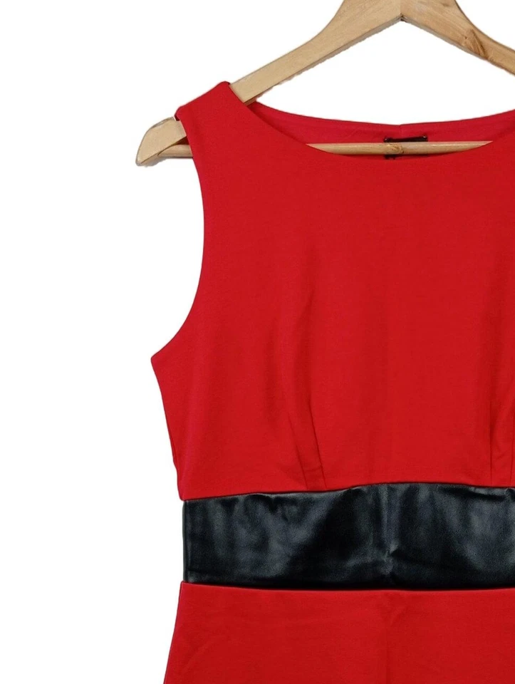 BRUNO BANANI Vestido corte imperio Mujeres Vestido Talla EU 40 rojo look casual - Imagen 3 de 4