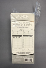 100 uPunch Part  HNTCL2100 Time Cards