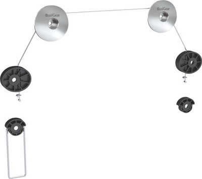 QualGear QG-TM-001 Picture Hanging Style Ultra Low Profile 37-70-Inch, SILVER