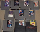 New ListingLot of 10 Nintendo NES Games-Super Mario Bros, California, PunchOut! - UNTESTED